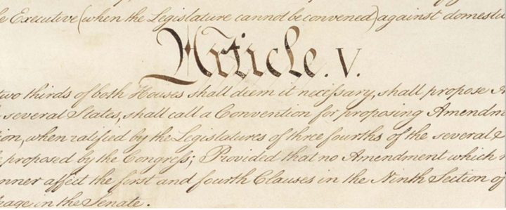 Article V, U.S. Constitution